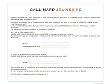 Tablet Screenshot of manuscrits.gallimard-jeunesse.fr